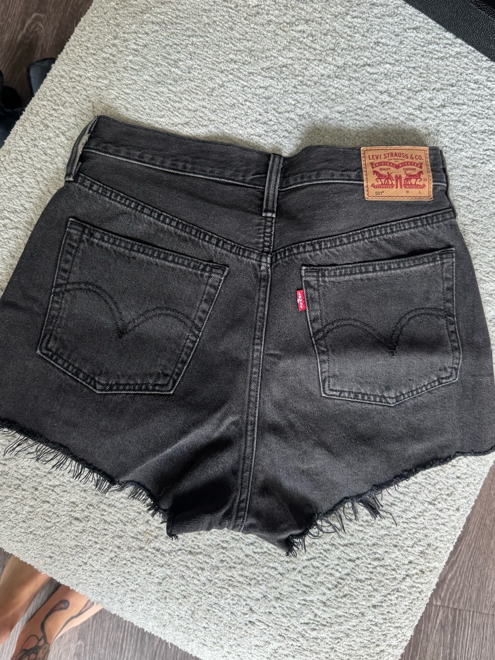 Levi's Women's 501 Original Shorts Black